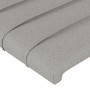 Estructura de cama con cabecero de tela gris claro 100x200 cm de , Camas y somieres - Ref: Foro24-3125114, Precio: 155,21 €, ...