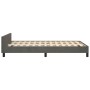 Dark gray velvet bed frame with headboard 120x200 cm by , Beds and slatted bases - Ref: Foro24-3125807, Price: 162,45 €, Disc...