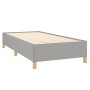 Cama box spring con colchón tela gris claro 90x190 cm de , Camas y somieres - Ref: Foro24-3128565, Precio: 341,84 €, Descuent...