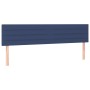 Cama box spring colchón y luces LED tela azul 180x200 cm de , Camas y somieres - Ref: Foro24-3133259, Precio: 502,99 €, Descu...