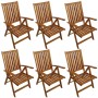 Garten-Essgruppe 7-teilig aus massivem Akazienholz von vidaXL, Gartensets - Ref: Foro24-42611, Preis: 525,35 €, Rabatt: %