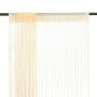 Cortinas de flecos 2 piezas 140x250 cm crema de vidaXL, Cortinas y visillos - Ref: Foro24-132403, Precio: 18,99 €, Descuento: %