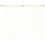 Cortinas de flecos 2 piezas 140x250 cm crema de vidaXL, Cortinas y visillos - Ref: Foro24-132403, Precio: 18,99 €, Descuento: %