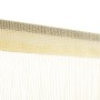 Cortinas de flecos 2 piezas 140x250 cm crema de vidaXL, Cortinas y visillos - Ref: Foro24-132403, Precio: 18,99 €, Descuento: %