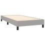 Box spring bed with light gray fabric mattress 90x200 cm by , Beds and slatted bases - Ref: Foro24-3140025, Price: 289,42 €, ...