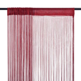 Fringe curtains 2 pieces 100x250 cm burgundy by vidaXL, Curtains and curtains - Ref: Foro24-132408, Price: 20,69 €, Discount: %