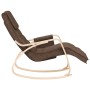 Dark Brown Fabric Rocking Chair by , Rocking chairs - Ref: Foro24-351078, Price: 168,48 €, Discount: %