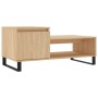 Mesa de centro madera contrachapada roble Sonoma 100x50x45 cm de , Mesas de centro - Ref: Foro24-830839, Precio: 47,83 €, Des...