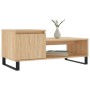 Mesa de centro madera contrachapada roble Sonoma 100x50x45 cm de , Mesas de centro - Ref: Foro24-830839, Precio: 47,83 €, Des...