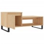 Mesa de centro madera contrachapada roble Sonoma 100x50x45 cm de , Mesas de centro - Ref: Foro24-830839, Precio: 47,83 €, Des...