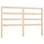 Solid pine wood bed headboard 141x4x100 cm by , Headboards and footboards - Ref: Foro24-817635, Price: 40,85 €, Discount: %