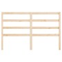 Solid pine wood bed headboard 141x4x100 cm by , Headboards and footboards - Ref: Foro24-817635, Price: 40,85 €, Discount: %