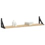 Wall shelves 2 units engineered wood Sonoma oak 80x15x15.5cm by , Shelves and shelves - Ref: Foro24-836329, Price: 29,11 €, D...