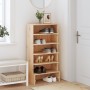 Solid pine wood shoe rack 52x30x104 cm by , Shoe racks and shoe organizers - Ref: Foro24-837391, Price: 69,16 €, Discount: %