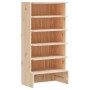 Solid pine wood shoe rack 52x30x104 cm by , Shoe racks and shoe organizers - Ref: Foro24-837391, Price: 69,16 €, Discount: %