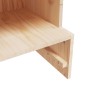 Solid pine wood shoe rack 52x30x104 cm by , Shoe racks and shoe organizers - Ref: Foro24-837391, Price: 69,16 €, Discount: %