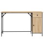 Escritorio ordenador madera ingeniería roble Sonoma 131x48x75cm de , Escritorios - Ref: Foro24-836219, Precio: 89,38 €, Descu...