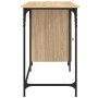 Engineered wood computer desk Sonoma oak 131x48x75cm by , Desks - Ref: Foro24-836219, Price: 89,38 €, Discount: %