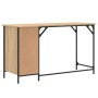 Engineered wood computer desk Sonoma oak 131x48x75cm by , Desks - Ref: Foro24-836219, Price: 89,38 €, Discount: %