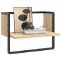 Wall shelf with Sonoma oak bar 40x25x30 cm by , Shelves and shelves - Ref: Foro24-836284, Price: 15,86 €, Discount: %