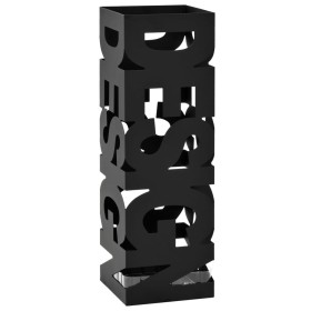 Design umbrella stand Design black steel by vidaXL, umbrella stands - Ref: Foro24-246793, Price: 36,99 €, Discount: %