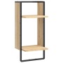 Wall shelf with Sonoma oak bar 30x25x65 cm by , Shelves and shelves - Ref: Foro24-836299, Price: 21,86 €, Discount: %