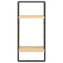 Wall shelf with Sonoma oak bar 30x25x65 cm by , Shelves and shelves - Ref: Foro24-836299, Price: 21,86 €, Discount: %