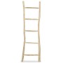 Escalera toallero con 5 peldaños teca 45x150 cm natural de vidaXL, Toalleros - Ref: Foro24-244568, Precio: 61,84 €, Descuento: %