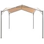 Cenador 4x4 m de acero beige de vidaXL, Carpas y cenadores - Ref: Foro24-43167, Precio: 226,29 €, Descuento: %