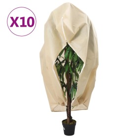 Plant covers with zipper 10 pcs 70 g/m² 3.93x3 m by , Gardening accessories - Ref: Foro24-3203581, Price: 263,70 €, Discount: %