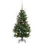 Künstlicher Weihnachtsbaum mit Scharnieren 150 LED und Kugeln 120 cm von , Weihnachtsbäume - Ref: Foro24-3210085, Preis: 65,5...