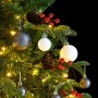 Artificial Christmas tree with hinges 300 LED and balls 240 cm by , Christmas trees - Ref: Foro24-3210500, Price: 228,40 €, D...