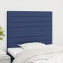 Kopfteile 2 Einheiten aus blauem Stoff 100x5x78/88 cm von , Kopf- und Fußteile - Ref: Foro24-3116468, Preis: 70,49 €, Rabatt: %