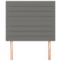 Headboards 2 units of dark gray fabric 100x5x78/88 cm by , Headboards and footboards - Ref: Foro24-3116463, Price: 69,62 €, D...