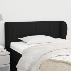 Cabecero de tela negro 83x23x78/88 cm de , Cabeceros y pies de cama - Ref: Foro24-3117120, Precio: 43,34 €, Descuento: %