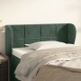 Dark green velvet headboard 93x23x78/88 cm by , Headboards and footboards - Ref: Foro24-3117183, Price: 59,99 €, Discount: %