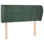 Dark green velvet headboard 93x23x78/88 cm by , Headboards and footboards - Ref: Foro24-3117183, Price: 59,99 €, Discount: %