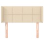 Cream fabric headboard 93x16x78/88 cm by , Headboards and footboards - Ref: Foro24-3118755, Price: 49,34 €, Discount: %