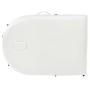 Camilla de masaje plegable 4 cm de grosor 2 cojines blanco de vidaXL, Mesas de masaje - Ref: Foro24-110158, Precio: 226,77 €,...