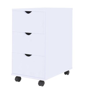 White drawer cabinet 33x45x60 cm by vidaXL, Lockers and storage cabinets - Ref: Foro24-245727, Price: 123,86 €, Discount: %