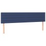 Cabecero con LED de tela azul 200x5x78/88 cm de , Cabeceros y pies de cama - Ref: Foro24-3121780, Precio: 75,31 €, Descuento: %