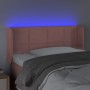 Cabecero con LED de terciopelo rosa 103x16x78/88 cm de , Cabeceros y pies de cama - Ref: Foro24-3123277, Precio: 57,21 €, Des...