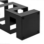 Black steel Tetris design umbrella stand by vidaXL, umbrella stands - Ref: Foro24-246794, Price: 38,22 €, Discount: %