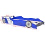 Bed in the shape of a racing car for children blue 90x200 cm by vidaXL, Cribs and beds for children - Ref: Foro24-244465, Pri...