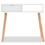 Mesa consola de madera maciza de pino blanca 80x30x72 cm de vidaXL, Mesas auxiliares - Ref: Foro24-244737, Precio: 84,22 €, D...