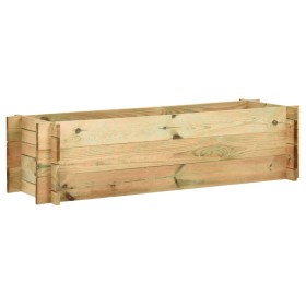 Vegetable planter impregnated pine wood 120 cm by vidaXL, Pots and planters - Ref: Foro24-43349, Price: 69,99 €, Discount: %