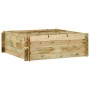 Vegetable planter impregnated pine wood 120x120x40 cm by vidaXL, Pots and planters - Ref: Foro24-43346, Price: 71,75 €, Disco...