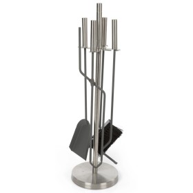 Perel 4-piece stainless steel fireplace accessory set by Perel, fireplace tools - Ref: Foro24-432477, Price: 66,99 €, Discoun...