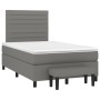 Cama box spring con colchón tela gris oscuro 120x200 cm de , Camas y somieres - Ref: Foro24-3136662, Precio: 467,53 €, Descue...