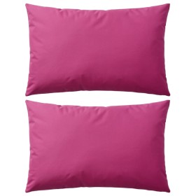 Cojines para exteriores 60x40 cm rosa 2 unidades de vidaXL, Cojines - Ref: Foro24-132296, Precio: 29,99 €, Descuento: %